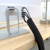 Wrap-It 6pk 24''x4'' Cable Sleeves Zipper Neoprene Black - 4 of 4