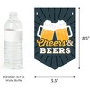 Big Dot of Happiness Cheers and Beers Happy Birthday - Birthday Party Bunting Banner - Birthday Party Decorations - Happy Birthday - 2 of 4