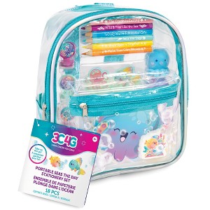 3C4G: Seas The Day! Stationery Set - 8" Mini Backpack, Ocean Theme, Kids & Girls - 1 of 4