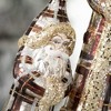 8.25"H Sullivans Vintage Santa Ornament - Set of 2  Multicolored Christmas Ornaments - 2 of 2