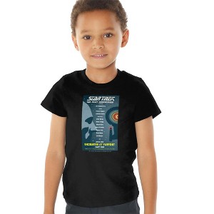 Toddler Boys' Star Trek Tng Season 1 Episode 1 T-Shirt Black - 1 of 4
