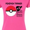 Women's - Pokémon - Pokeball Trainer Fitted Graphic T-Shirt - 2 of 3