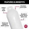 Taylor Made 1023 Hull Gard Fender for 20-25 Foot Boats, White, 6.5" x 23". - 3 of 4