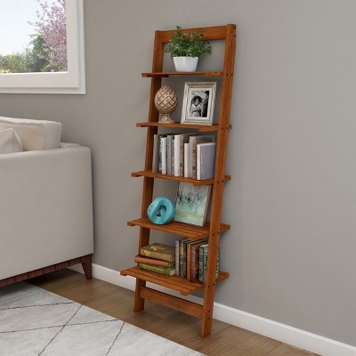 Mainstay 5 Shelf Bookcase Target, Mainstays 70 5 Shelf Leaning Ladder Bookcase Espresso