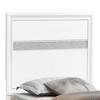 Passion Furniture Madrid White Wood Frame Twin Panel Bed - 3 of 4