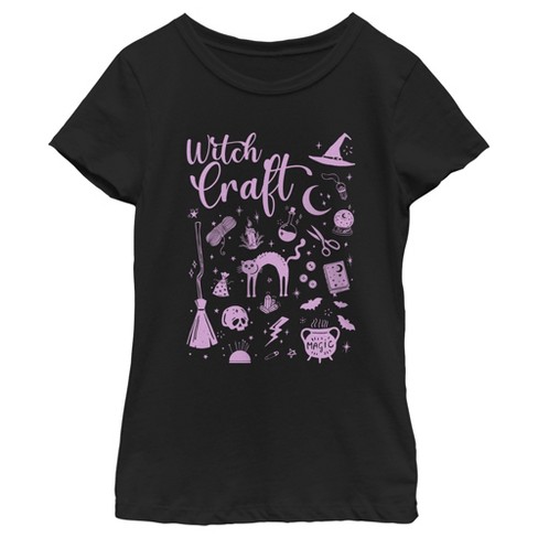 Girl's Lost Gods Halloween Wicked Cute Witch T-shirt : Target