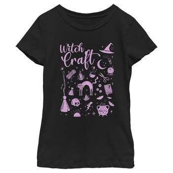 Girl's Lost Gods Halloween Witchcraft Necessities T-Shirt