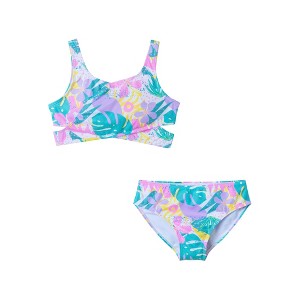 Andy & Evan  Kids  Tropical Print Bikini - 1 of 4