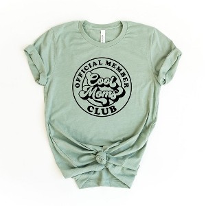 Simply Sage Market Women's Official Member Cool Moms Club Short Sleeve Graphic Tee - 1 of 3