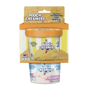 Pooch Creamery All Ages Dog Treat with Peanut Butter and Cake Recipe - 4.64oz/2ct - 1 of 4