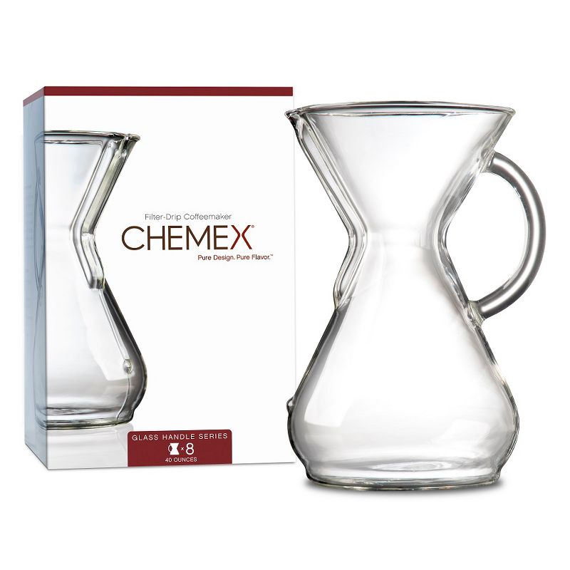 Chemex Pour-Over Glass Coffeemaker - Glass Handle Series - 8-Cup - Exclusive Packaging, 2 of 6