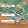 Area Rugs: Washable Non-Slip Floral Botanical Carpet, Soft Low Pile Foldable Stain Resistant Rugs for Living Room, Bedroom, Home - 2 of 4