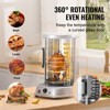 VEVOR Shawarma Grill Machine, Vertical Chicken Shawarma Cooker Machine Countertop, Electric Stainless Steel Broiler Gyro Rotisserie Oven Doner - 4 of 4