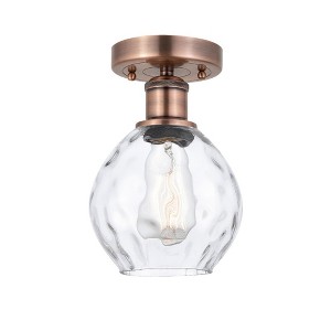Waverly - 1 Light Semi-Flush Mount In Industrial Style-9.25 Inches Tall and 6 Inches Wide - 1 of 1