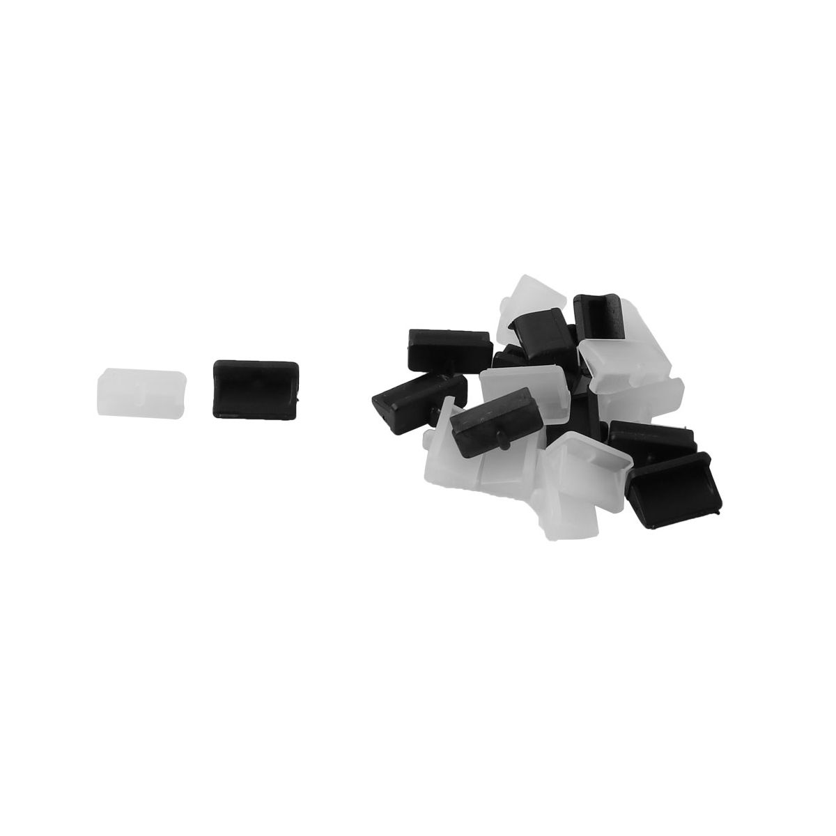 Unique Bargains Silicone Soft Plastic USB Port Dust Stopper 20 Pcs - thumbnail 3