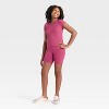 Girls' Short Sleeve Ribbed T-Shirt - art class™ - 3 of 3