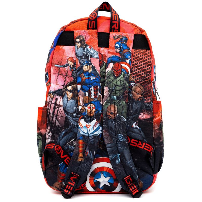 Wondapop Disney Marvel Avengers Captain America 17" Full Size Nylon Backpack, 4 of 7
