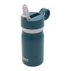 Built Cascade 12 oz Water Bottle with Straw Lid - Teal - 2 of 4