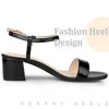 Perphy Women's Open Toe Chunky Heel Ankle Strap Slingback Sandals - 4 of 4