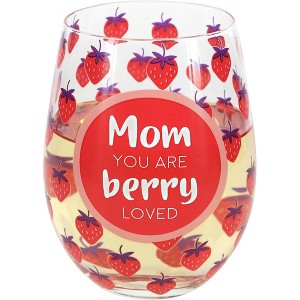 Pavilion Gift Company - Mom - 18 oz Stemless Wine Glass - Drinkware - 1 of 4