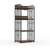 Adjustable 4-Tier Heavy Duty Kitchen Baker's Rack with Power Outlet - Microwave Stand Cart for Kitchen, Living Room, Garage Storage - 2 of 2