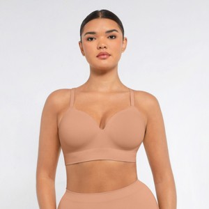 Feelingirl Women's Wireless Push-Up Seamless Comfort Full Coverage Bra - 1 of 1