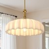 Pendant Light, Copper Finish, E26 Socket, 15.7in Glass Shade, Non-Integrated - 2 of 4