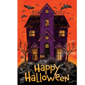 Briarwood Lane Halloween Garden Flag 18x12.5 For Outdoor Spooky House Garden Flag Flag For Halloween Garden Flag Flags For Outside - 1 of 4