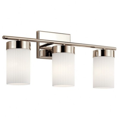 Kichler Lighting Ciona 3 - Light Vanity in  Polished Nickel