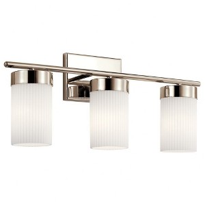 Kichler Lighting Ciona 3 - Light Vanity in  Polished Nickel - 1 of 4