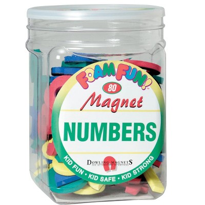 Dowling Miner Foam Fun Magnetic Numbers and Operation Signs, set of 80