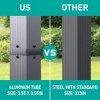 Outdoor Retractable Pergola, Patio Sunshelter Pergolas With Canopy, 13'x10' Aluminum Frame Rain-Proof Pavilion For Gardens, Terraces, Backyard - 2 of 4