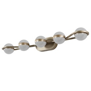 TiramisuBest 35" Modern Minimalist Bathroom Vanity Light, Modular Sectional Sofa with Storage, Sideboard Buffet Style Design for Living Room - 1 of 4