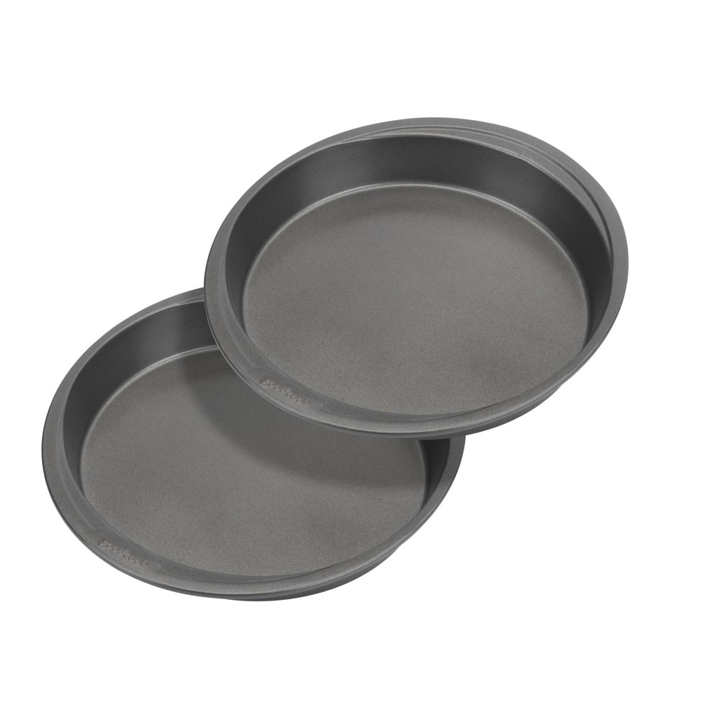 GoodCook Ready 2pk Nonstick 9" Round Cake Pan Set