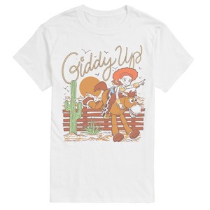 Men's - Disney - Jessie Bullseye Giddy Up Short Sleeve Graphic T-Shirt - 1 of 4
