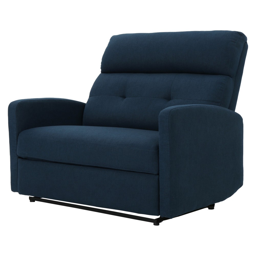 Photos - Chair Halima 2-Seater Recliner - Navy - Christopher Knight Home