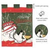 Magnolia Garden Merry Christmas Pelican Fishing Boat 13 x 18 Inch Polyester Garden Flag - 2 of 2