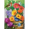 Briarwood Lane Spring House Flag 40x28 For Outdoor Birds and Blooms For Spring House Flag - 3 of 4