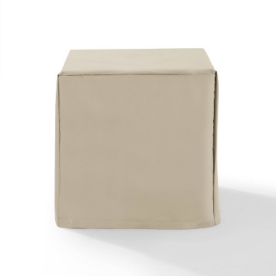 Outdoor End Table Furniture Cover - Tan - Crosley