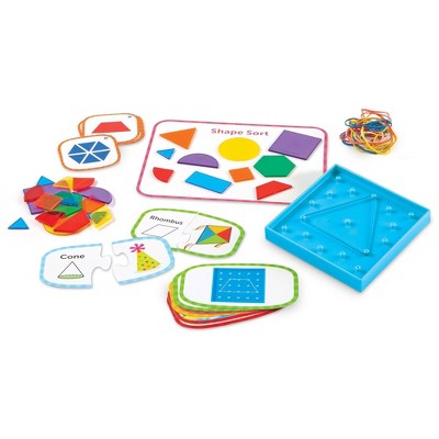 1st Grade Math Games Skill Builders! 1st Grade Geometry Set - 128 Piece ...