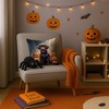 Tramull Halloween Throw Pillow, 14x14 Inch Indoor Outdoor Decorative Pet Theme Pillow - 3 of 4