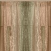 GoodGram Ombre Crushed Satin Sheer Single Window Curtains & Valances - 4 of 4