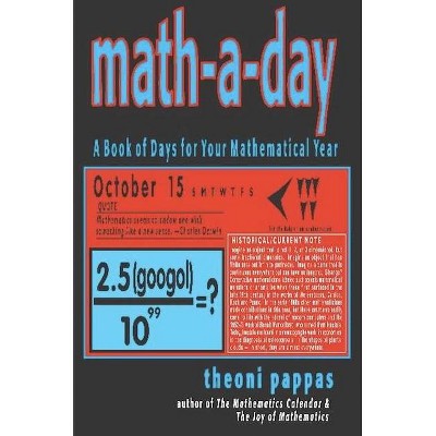 Math-A-Day - by  Theoni Pappas (Paperback)