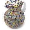 Dos Sueños Mexican Hand Blown  Pitcher - Confetti Rock Design - 84oz - 3 of 4