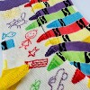 Colorful Crayons Socks from the Sock Panda (Ages 3-7) - 3 of 4