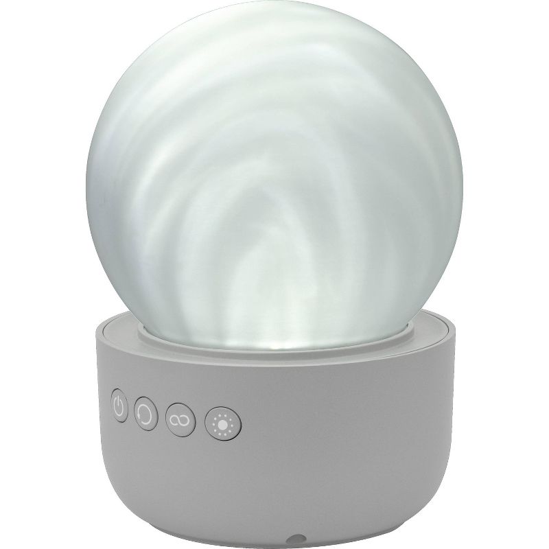 Motion Projection Inner Glow Orb Dimmable Color Changing Table Lamp - Enbrighten, 3 of 14