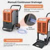 Costway 163 Ppd Portable Commercial Dehumidifier W/water Tank&drainage ...