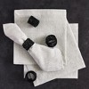 Design Imports Space Dyed Napkin Set/4, Hedge Green - 4 of 4
