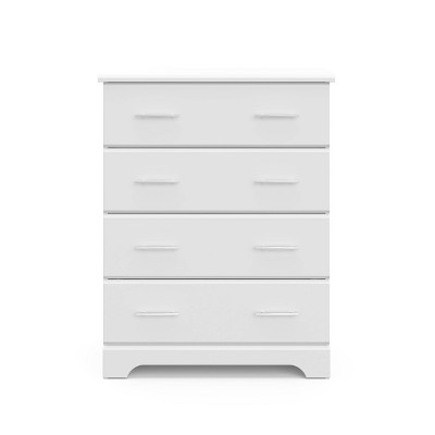 White GREENGUARD Certified 4-Drawer Nursery Dresser