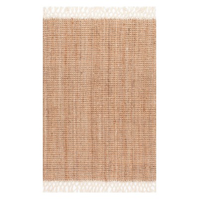 Hand Woven Raleigh White Rug - nuLOOM